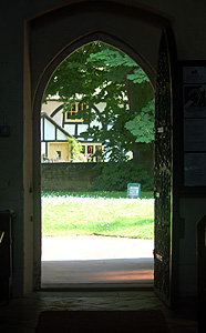 View from the south door July 2012